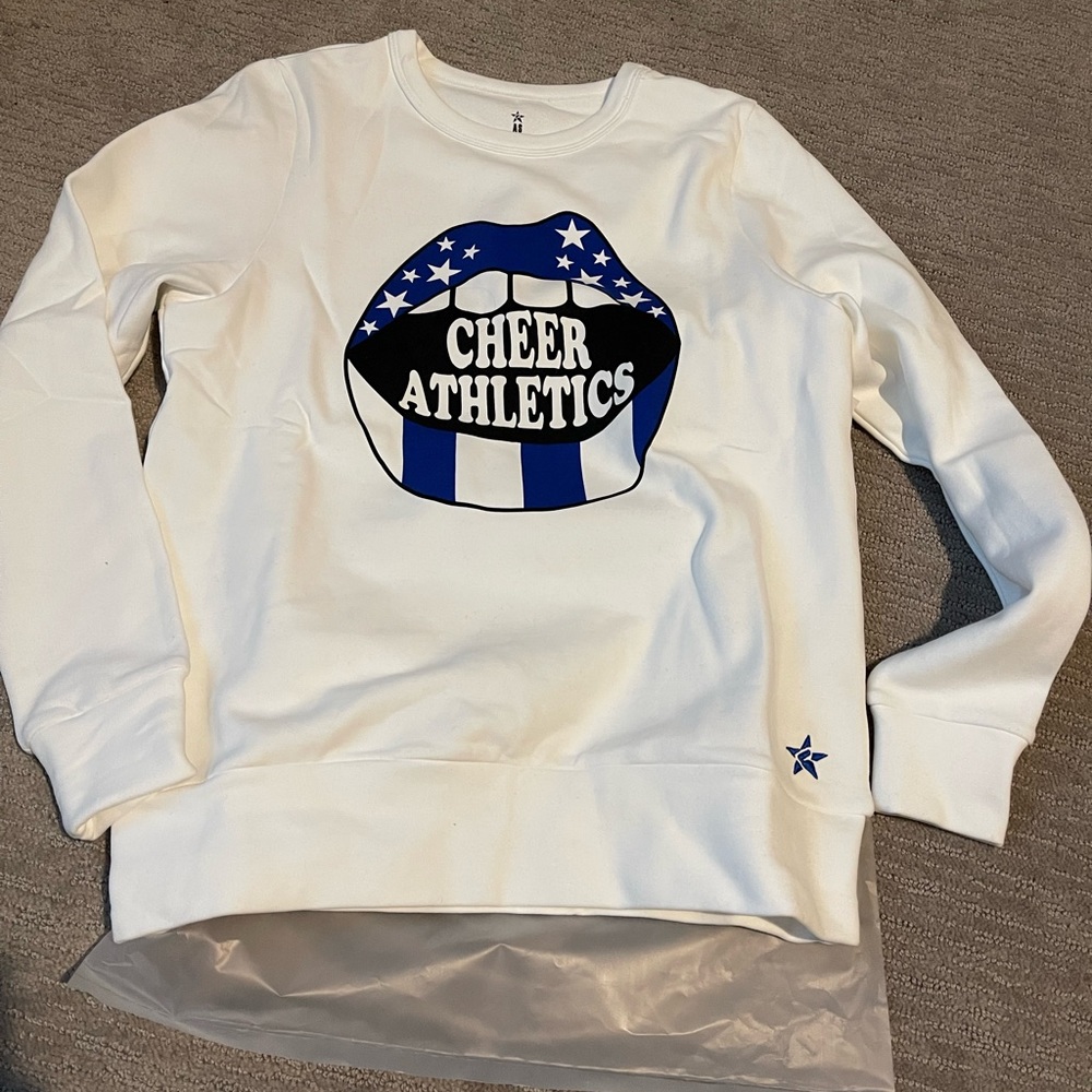 NEW Rebel Cheer Athletics sweatshirt, adult small